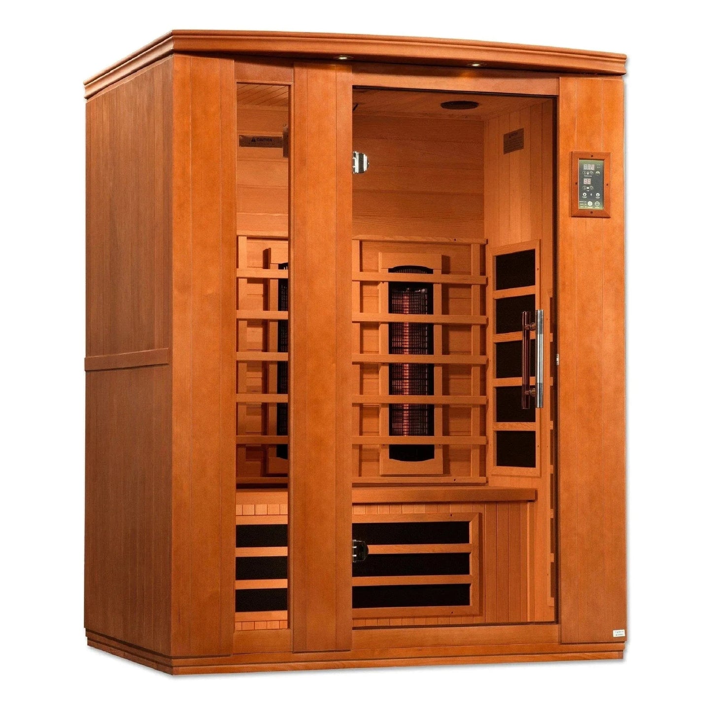 Aspen Peak- "Lugano" 3-Person Full Spectrum Near Zero EMF FAR Infrared Sauna DYN-6336-03 FS-Sauna-Aspen Peak Solutions
