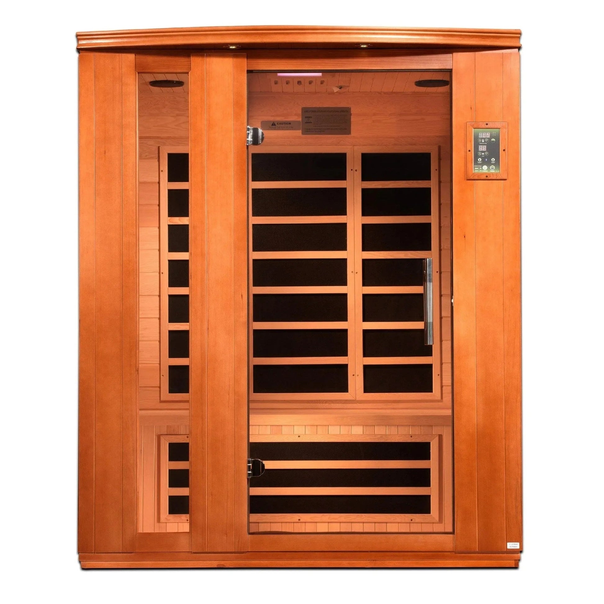 Aspen Peak- Lugano 3-person Ultra Low EMF FAR Infrared Sauna - DYN-6336-02 Elite-Sauna-Aspen Peak Solutions
