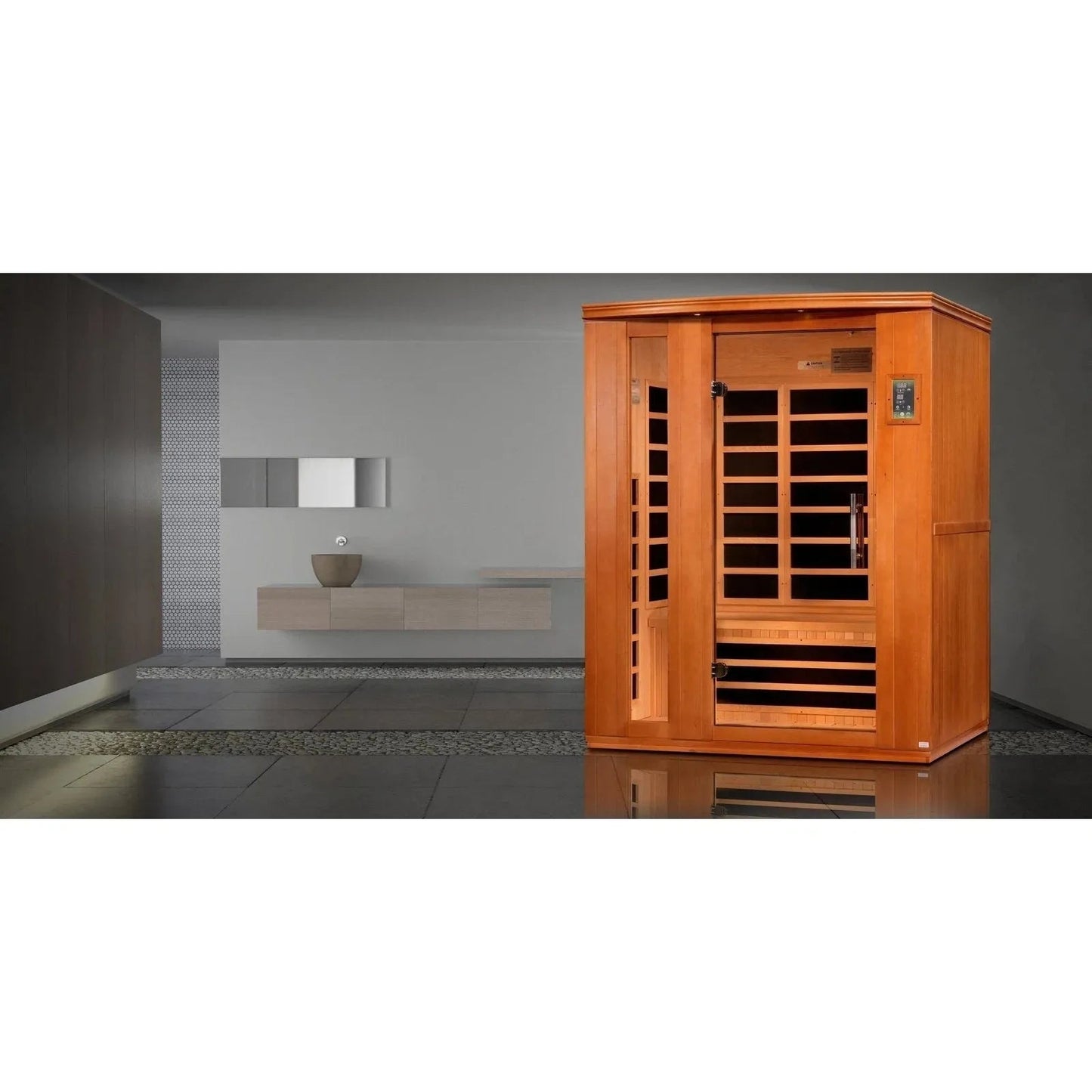 Aspen Peak- Lugano 3-person Ultra Low EMF FAR Infrared Sauna - DYN-6336-02 Elite-Sauna-Aspen Peak Solutions