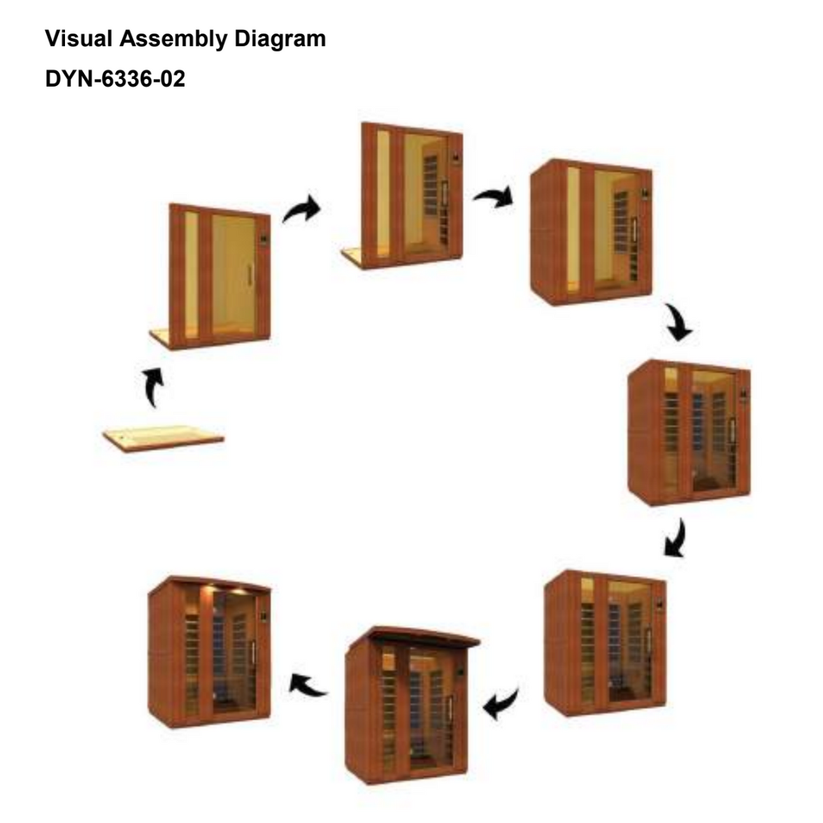 Aspen Peak- Lugano 3-person Ultra Low EMF FAR Infrared Sauna - DYN-6336-02 Elite-Sauna-Aspen Peak Solutions