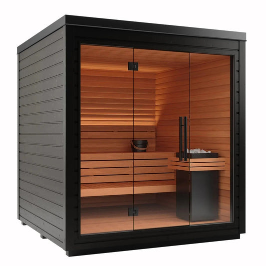 Aspen Peak- Mira L Outdoor Cabin Sauna Kit-Sauna-Aspen Peak Solutions