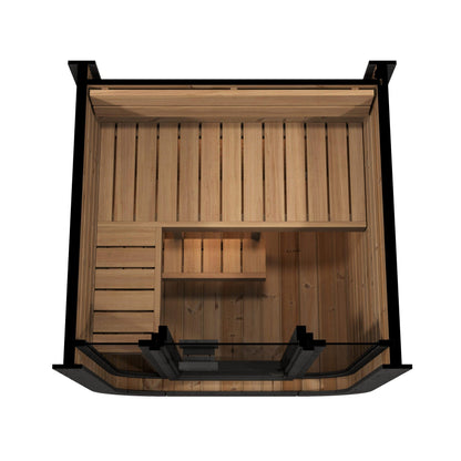 Aspen Peak- Model CL3G 1-2 Person Cube Series Outdoor Sauna Kit-Sauna-Aspen Peak Solutions