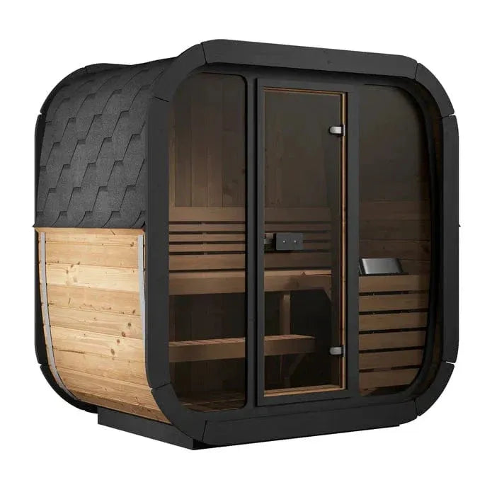 Aspen Peak- Model CL4G 3 Person Cube Series Outdoor Sauna Kit-Sauna-Aspen Peak Solutions