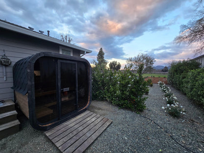 Aspen Peak- Model CL5G 4 Person Cube Series Outdoor Sauna Kit-Sauna-Aspen Peak Solutions