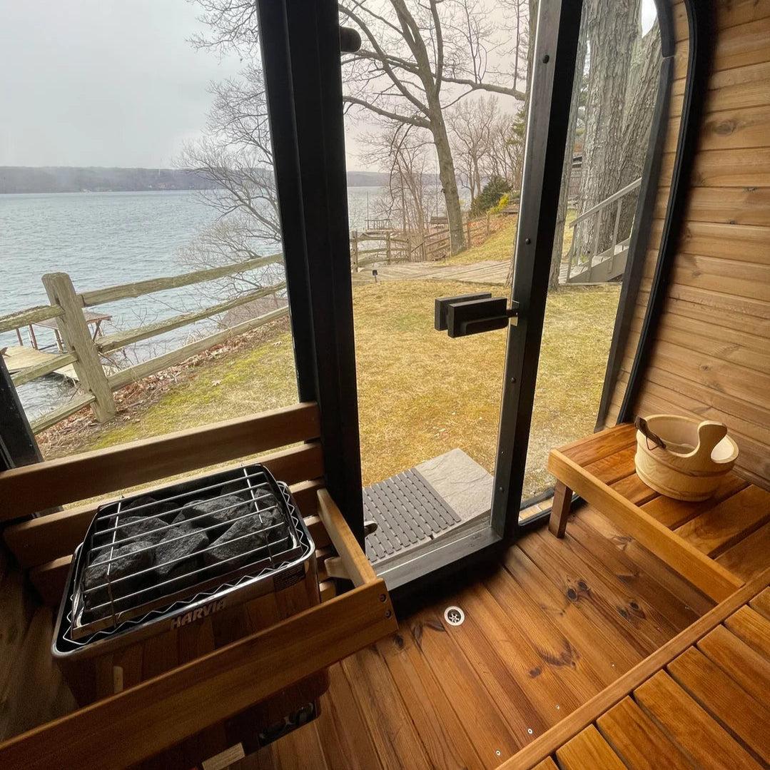 Aspen Peak- Model CL5G 4 Person Cube Series Outdoor Sauna Kit-Sauna-Aspen Peak Solutions