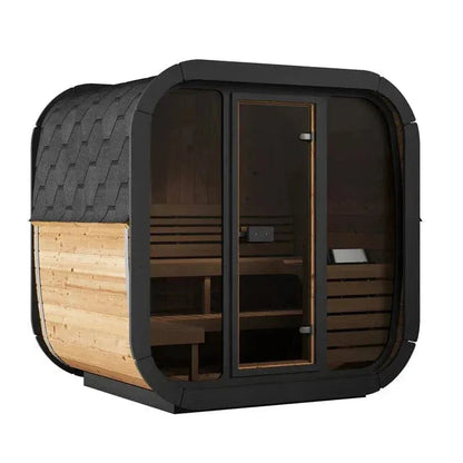 Aspen Peak- Model CL5G 4 Person Cube Series Outdoor Sauna Kit-Sauna-Aspen Peak Solutions