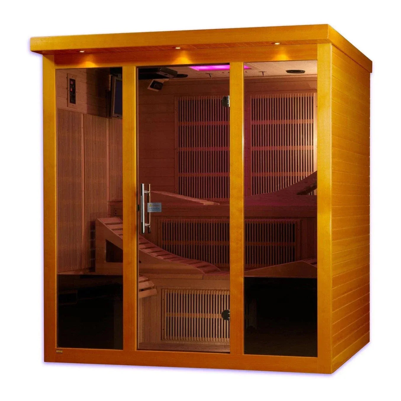 Aspen Peak- Monaco 6-person Ultra Low EMF FAR Infrared Sauna - DYN-6996-01 Elite-Sauna-Aspen Peak Solutions