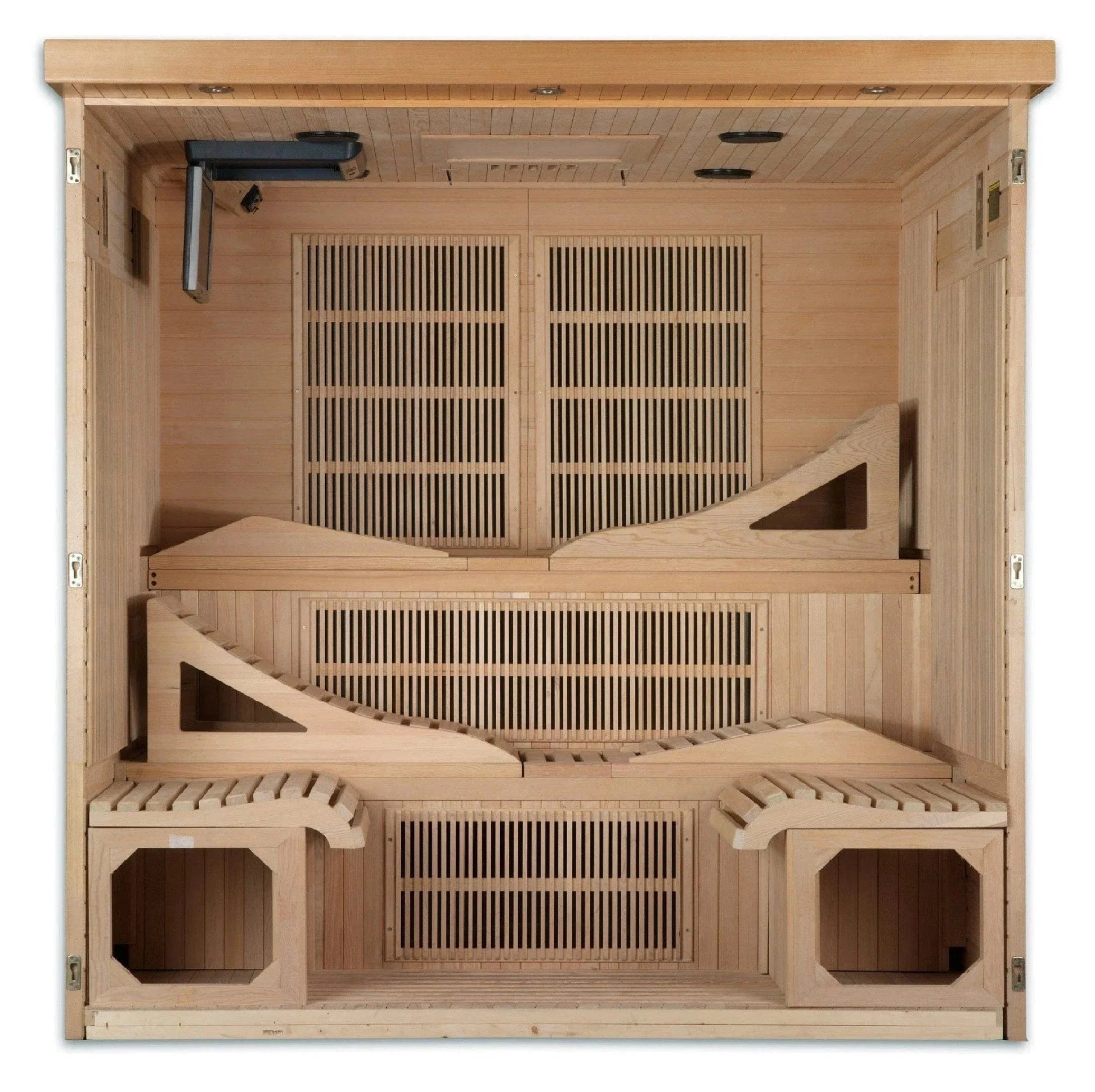 Aspen Peak- Monaco 6-person Ultra Low EMF FAR Infrared Sauna - DYN-6996-01 Elite-Sauna-Aspen Peak Solutions