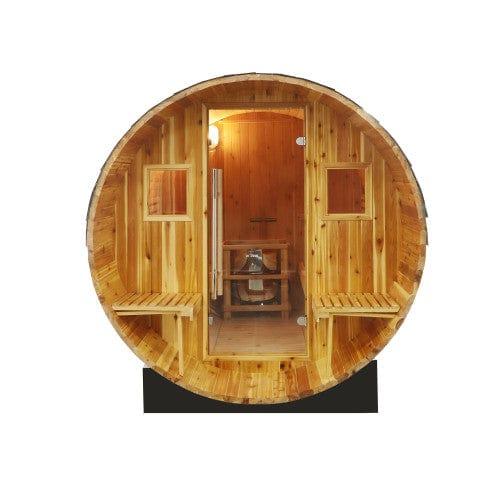 Aspen Peak- Oasis 2-4 Person Traditional Barrel Sauna 300SC-Sauna-Aspen Peak Solutions