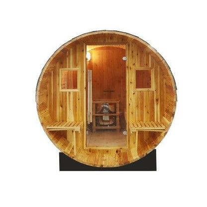 Aspen Peak- Oasis 2-4 Person Traditional Barrel Sauna 300SC-Sauna-Aspen Peak Solutions