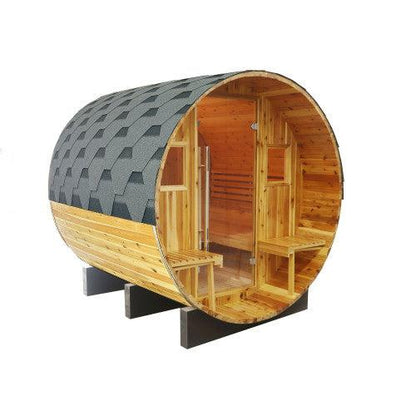 Aspen Peak- Oasis 2-4 Person Traditional Barrel Sauna 300SC-Sauna-Aspen Peak Solutions