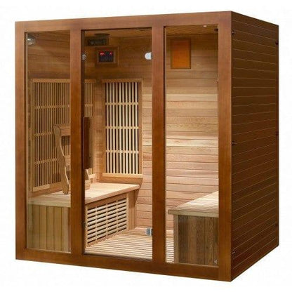 Aspen Peak- Roslyn 4-Person Indoor Infrared Sauna 400KS-Sauna-Aspen Peak Solutions