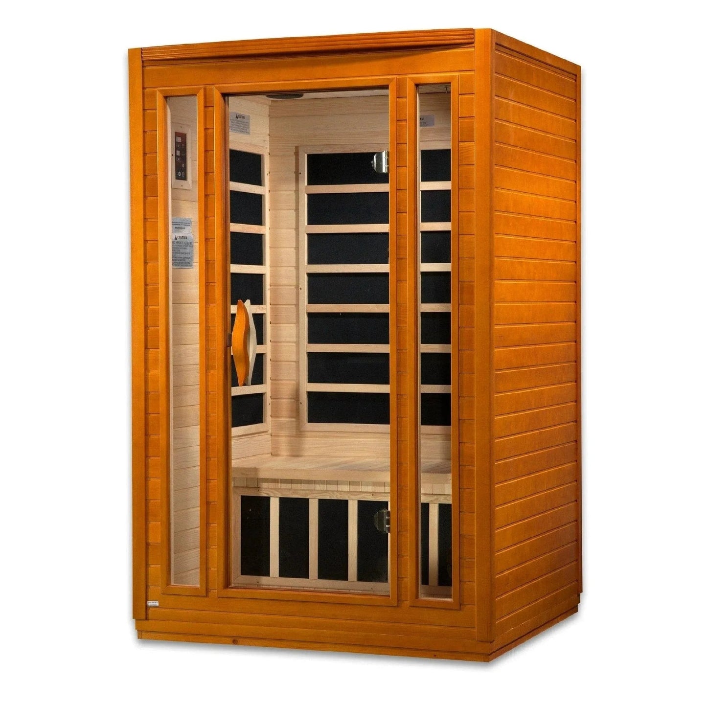 Aspen Peak- "San Marino" 2-person Low EMF FAR Infrared Sauna DYN-6206-01-Sauna-Aspen Peak Solutions