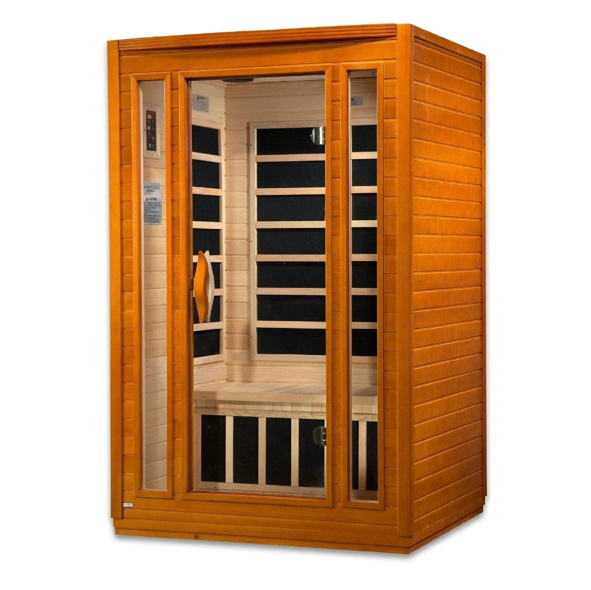 Aspen Peak- "San Marino" 2-person Low EMF FAR Infrared Sauna DYN-6206-01-Sauna-Aspen Peak Solutions