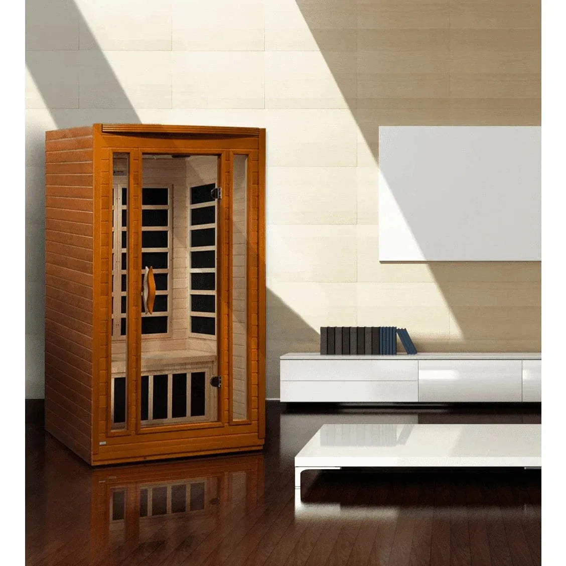 Aspen Peak- "San Marino" 2-person Low EMF FAR Infrared Sauna DYN-6206-01-Sauna-Aspen Peak Solutions
