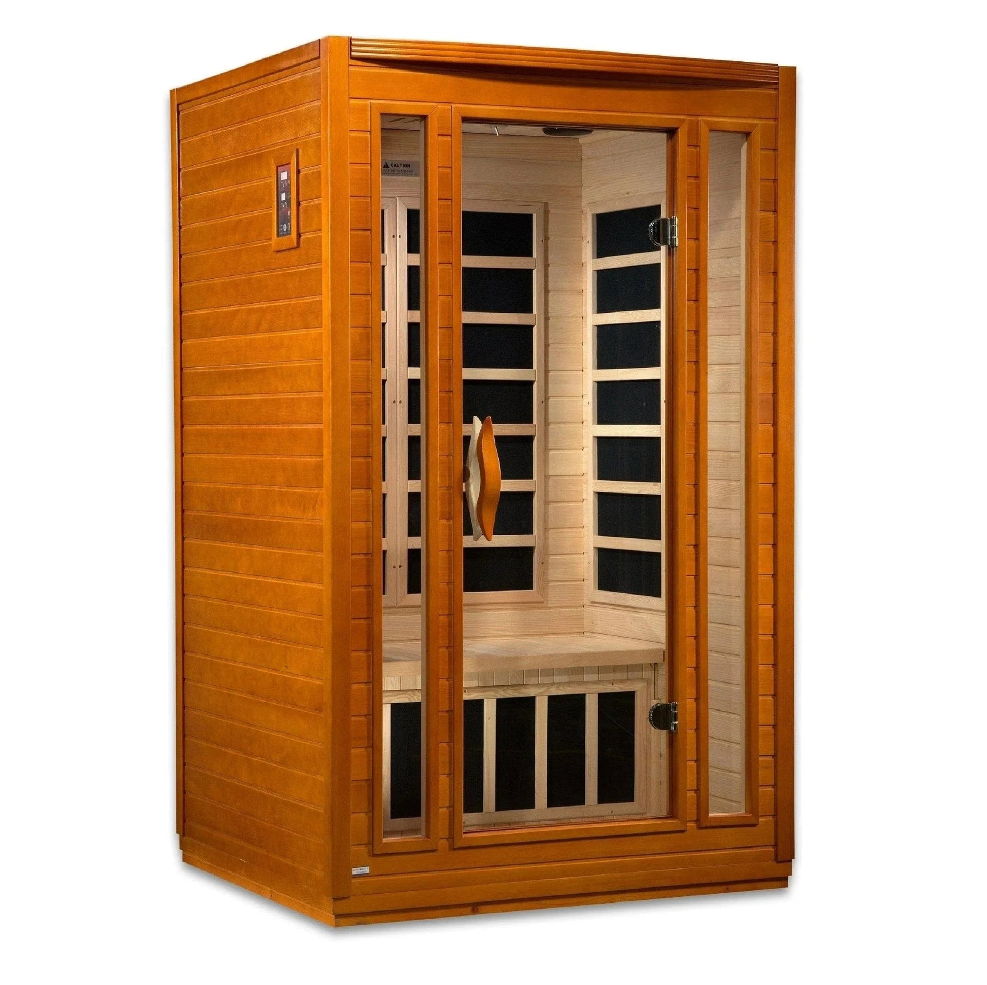 Aspen Peak- "San Marino" 2-person Low EMF FAR Infrared Sauna DYN-6206-01-Sauna-Aspen Peak Solutions