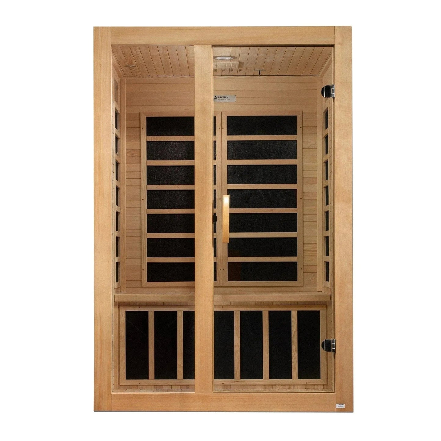 Aspen Peak- "Santiago" 2-person Low EMF FAR Infrared Sauna DYN-6209-01-Sauna-Aspen Peak Solutions
