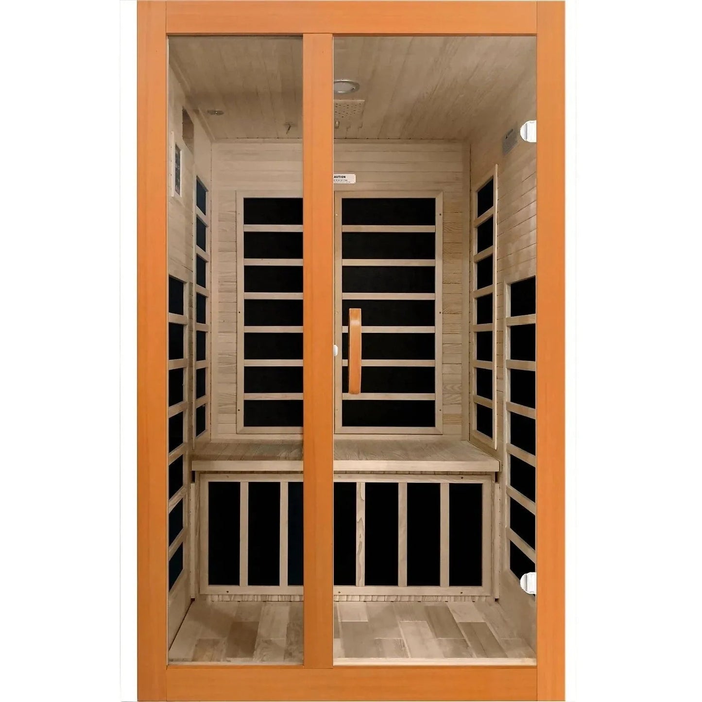 Aspen Peak- Santiago Elite 2-person Ultra Low EMF FAR Infrared Sauna - DYN-6209-02 Elite-Sauna-Aspen Peak Solutions