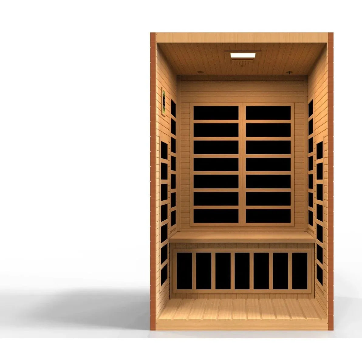 Aspen Peak- Santiago Elite 2-person Ultra Low EMF FAR Infrared Sauna - DYN-6209-02 Elite-Sauna-Aspen Peak Solutions