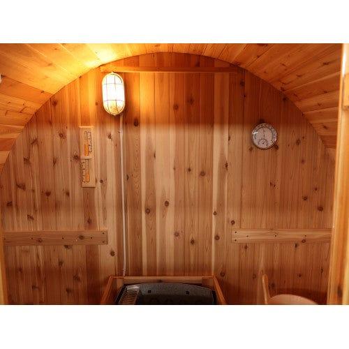 Aspen Peak- Solace 2-Person Traditional Barrel Sauna 200SH-Sauna-Aspen Peak Solutions