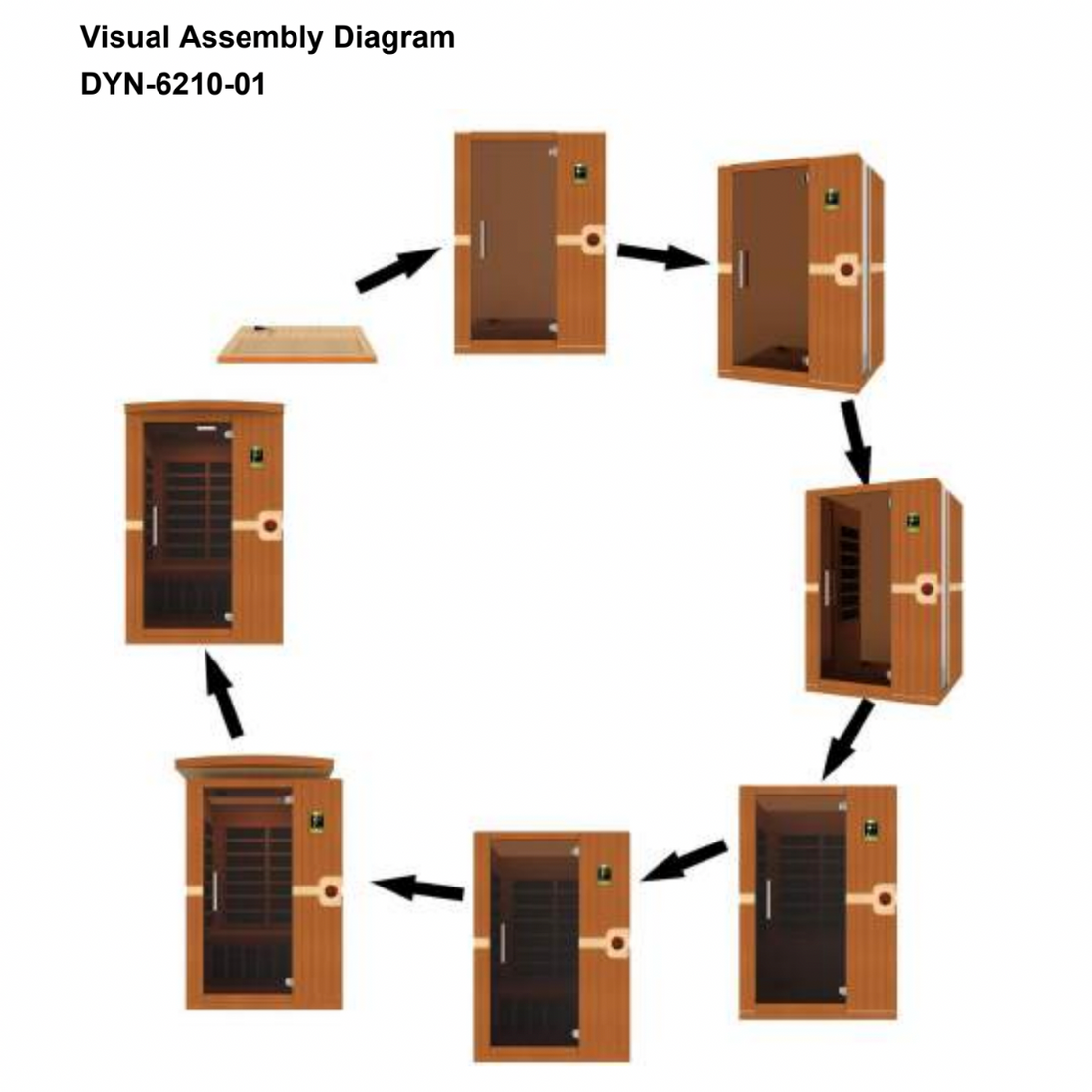 Aspen Peak- "Venice" 2-person Low EMF FAR Infrared Sauna DYN-6210-01-Sauna-Aspen Peak Solutions