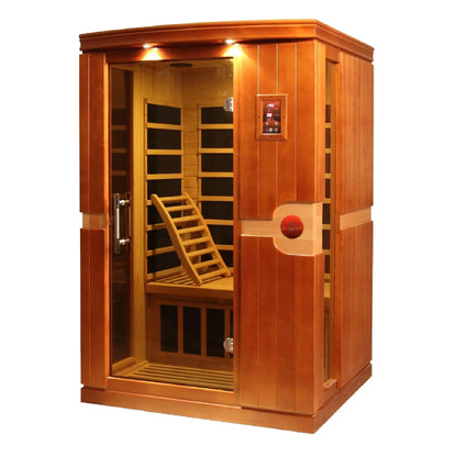 Aspen Peak- "Venice" 2-person Low EMF FAR Infrared Sauna DYN-6210-01-Sauna-Aspen Peak Solutions