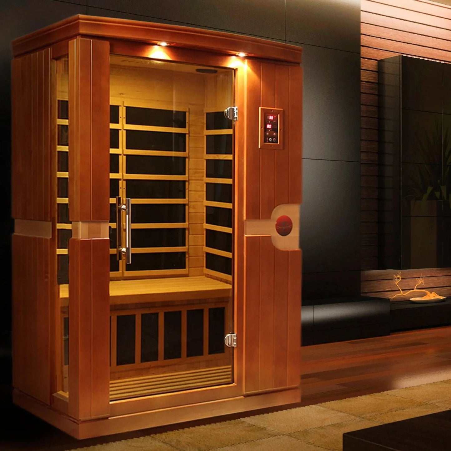 Aspen Peak- "Venice" 2-person Low EMF FAR Infrared Sauna DYN-6210-01-Sauna-Aspen Peak Solutions