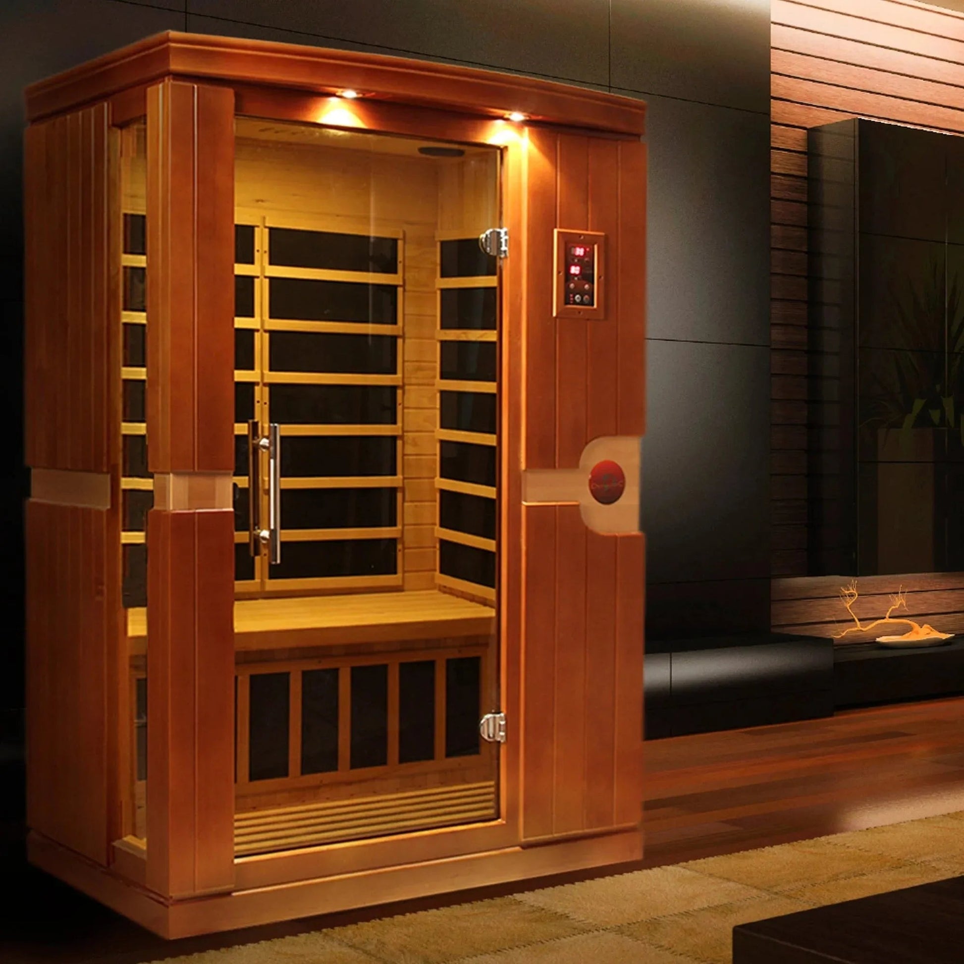 Aspen Peak- "Venice" 2-person Low EMF FAR Infrared Sauna DYN-6210-01-Sauna-Aspen Peak Solutions