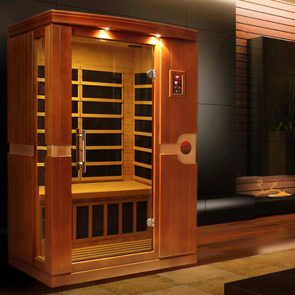 Aspen Peak- "Venice" 2-person Low EMF FAR Infrared Sauna DYN-6210-01-Sauna-Aspen Peak Solutions