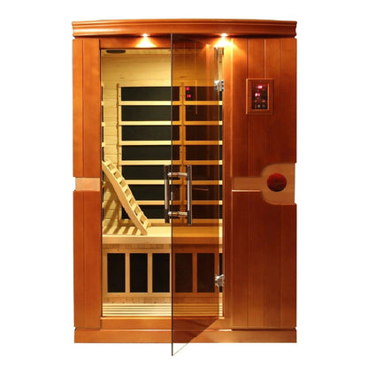 Aspen Peak- "Venice" 2-person Low EMF FAR Infrared Sauna DYN-6210-01-Sauna-Aspen Peak Solutions