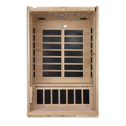 Aspen Peak- "Venice" 2-person Low EMF FAR Infrared Sauna DYN-6210-01-Sauna-Aspen Peak Solutions