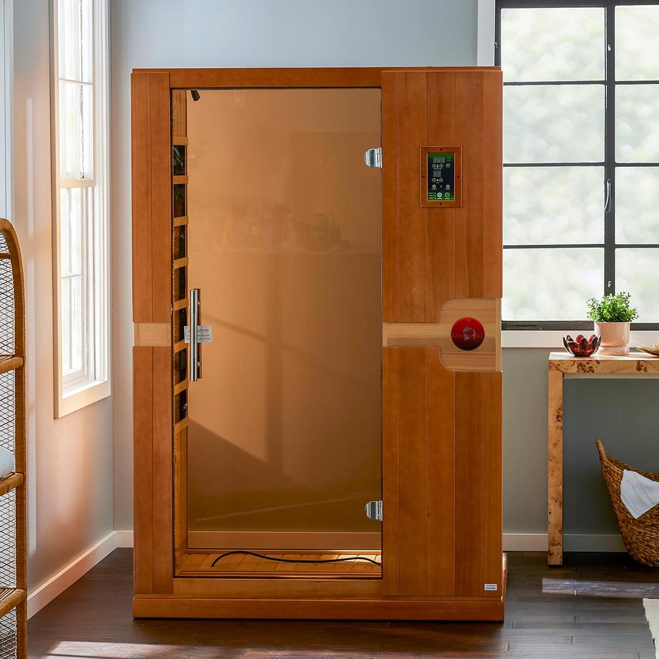 Aspen Peak- "Venice" 2-person Low EMF FAR Infrared Sauna DYN-6210-01-Sauna-Aspen Peak Solutions