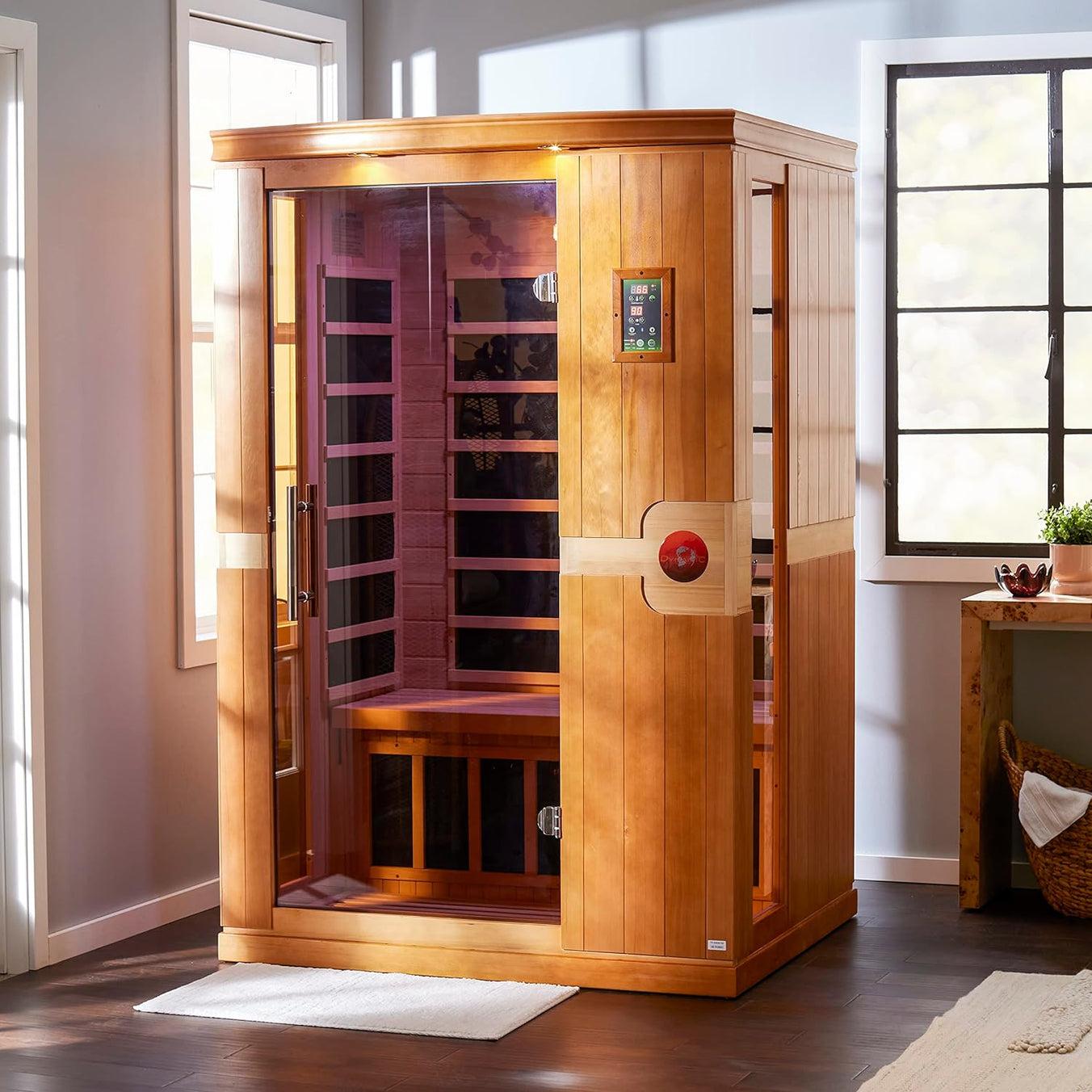 Aspen Peak- "Venice" 2-person Low EMF FAR Infrared Sauna DYN-6210-01-Sauna-Aspen Peak Solutions