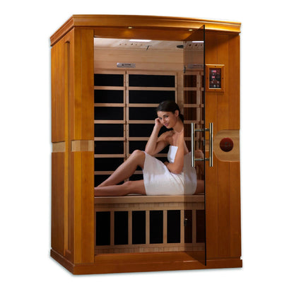 Aspen Peak- Venice Elite 2-person Ultra Low EMF FAR Infrared Sauna - DYN-6210-01 Elite-Sauna-Aspen Peak Solutions