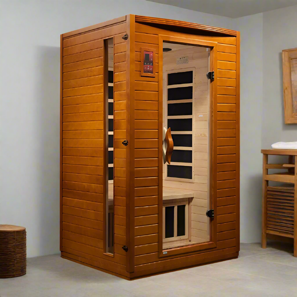 Aspen Peak- "Versailles" 2-person Low EMF FAR Infrared Sauna DYN-6202-03-Sauna-Aspen Peak Solutions