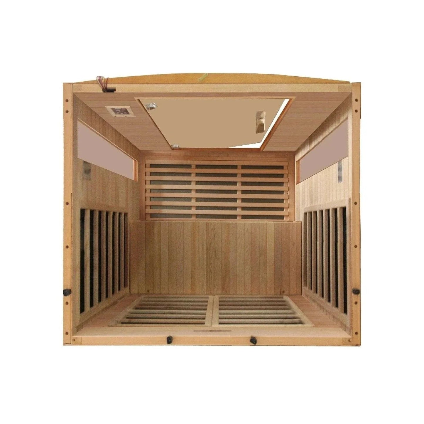 Aspen Peak- "Versailles" 2-person Low EMF FAR Infrared Sauna DYN-6202-03-Sauna-Aspen Peak Solutions
