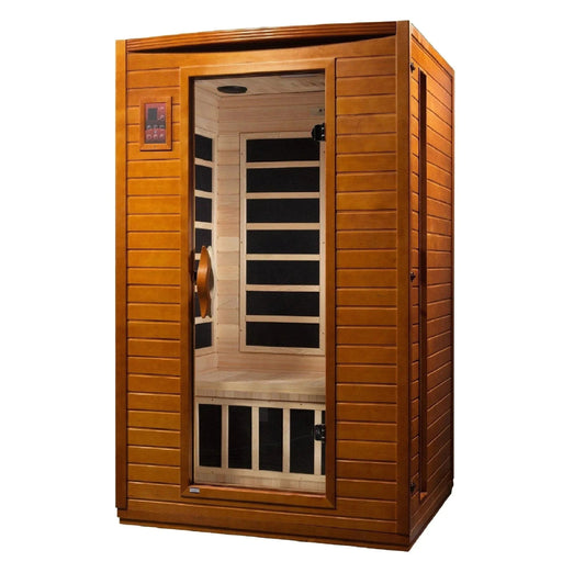 Aspen Peak- "Versailles" 2-person Low EMF FAR Infrared Sauna DYN-6202-03-Sauna-Aspen Peak Solutions