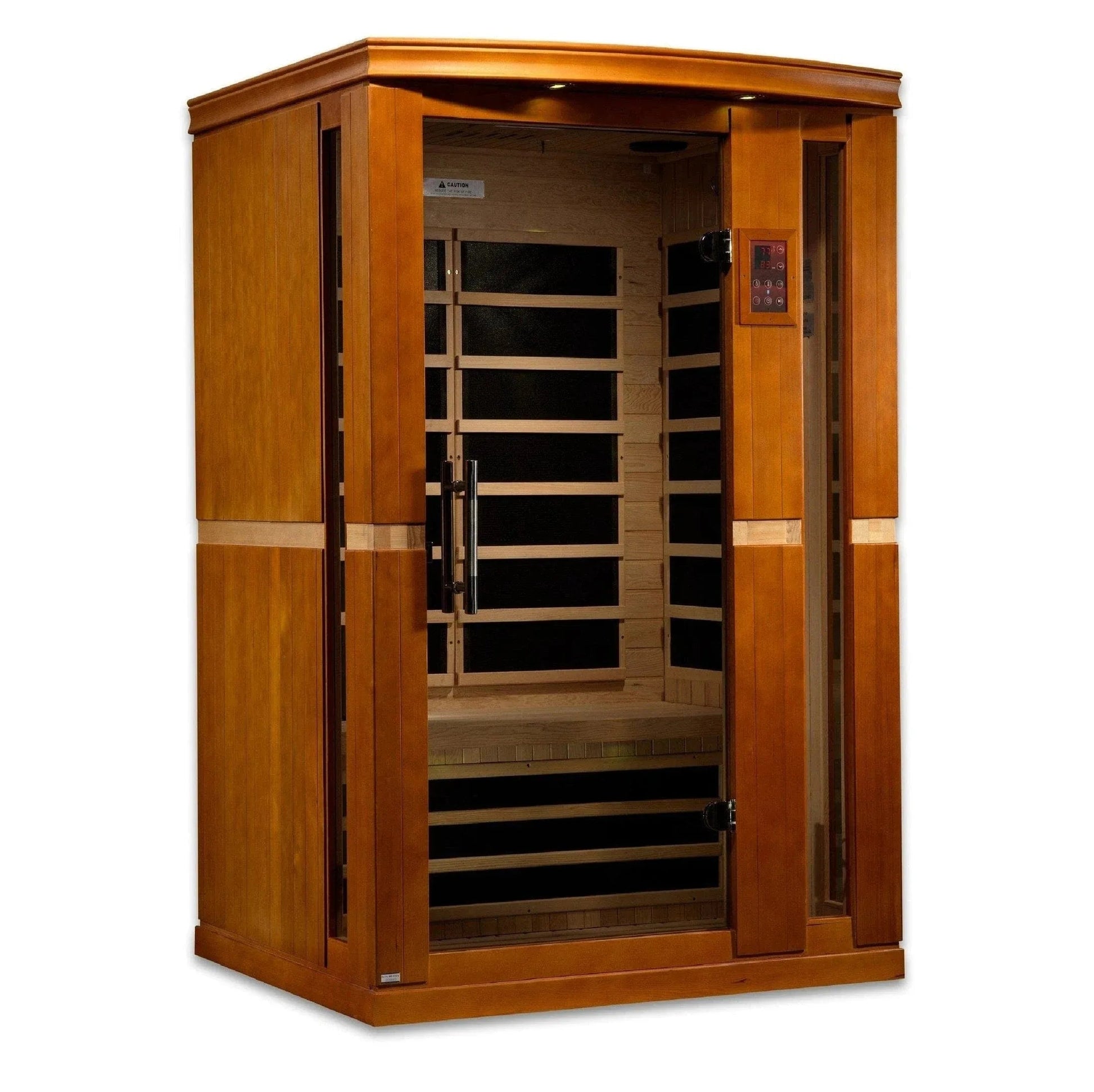 Aspen Peak- "Vittoria" 2-person Low EMF FAR Infrared Sauna - DYN-6220-01-Sauna-Aspen Peak Solutions