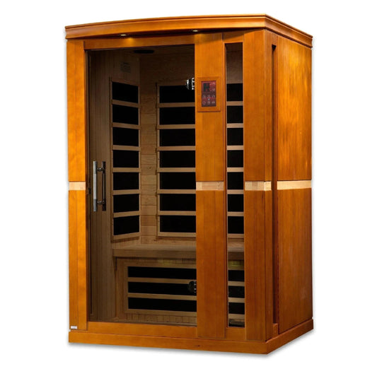 Aspen Peak- "Vittoria" 2-person Low EMF FAR Infrared Sauna - DYN-6220-01-Sauna-Aspen Peak Solutions